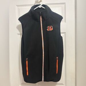 Cincinnati Bengals Fleece Zip-Up Vest